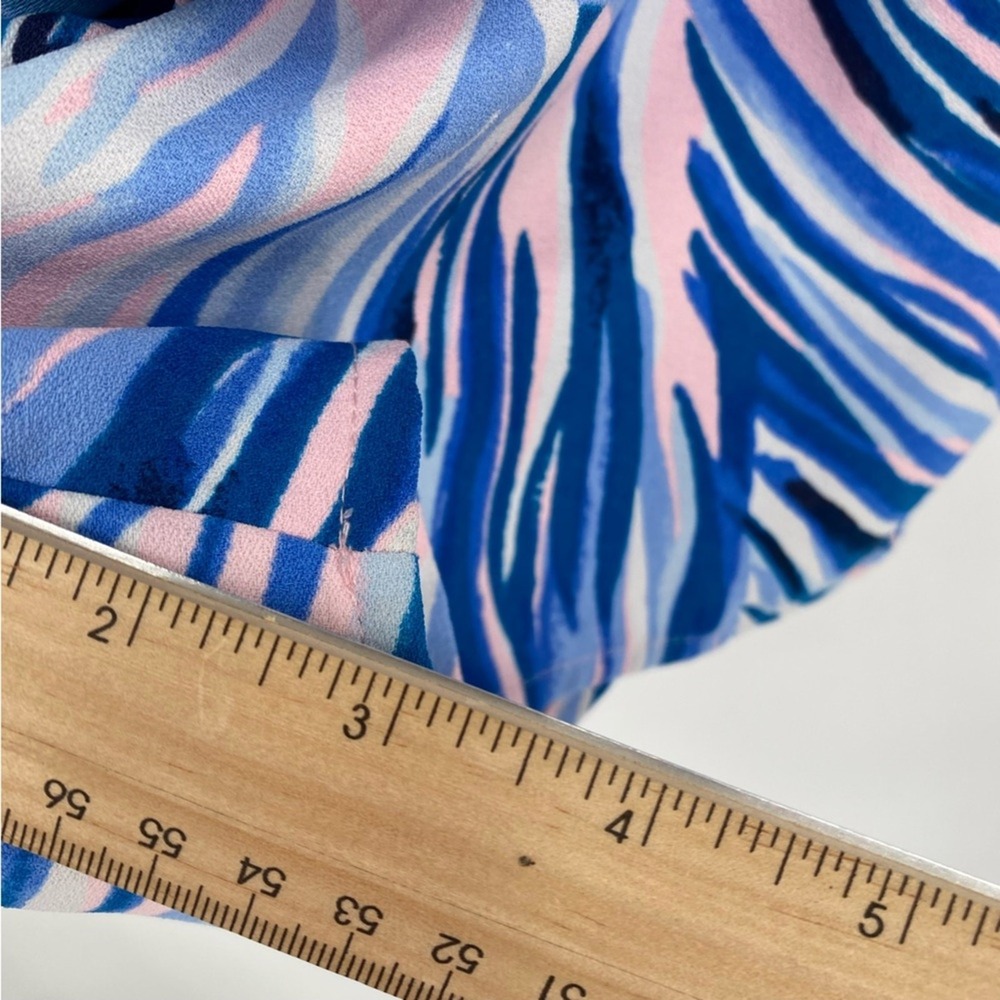 Lilly Pulitzer Donna Romper Pink Tropics Tint Resortwear Costal Vacation Size 00 - Picture 8 of 11